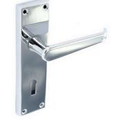 Securit S2920 Victorian Chrome Lock Handles 155mm