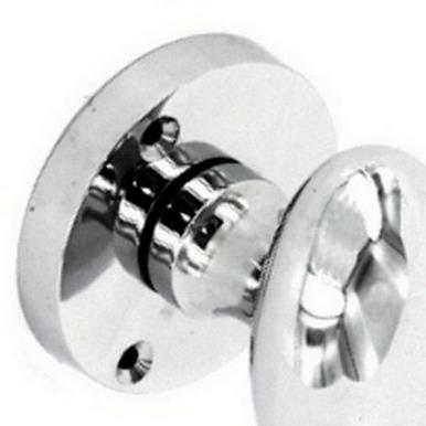 Securit S2929 Oval Mortice Knob Chrome 57mm