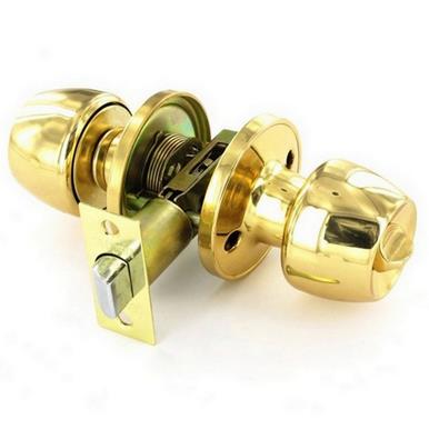 Securit S2951 Privacy Knob Set Brass 60/70mm
