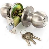 Securit S2953 Entrance Lock Knob Set Stainless Steel 60/70mm