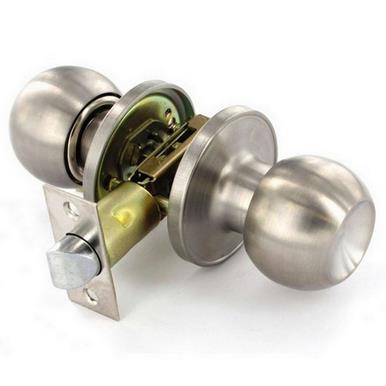 Securit S2955 Passage Knob Set Stainless Steel 60/70mm