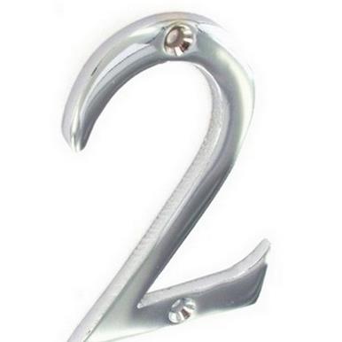 Securit S2962 Chrome Numeral No 2 75mm