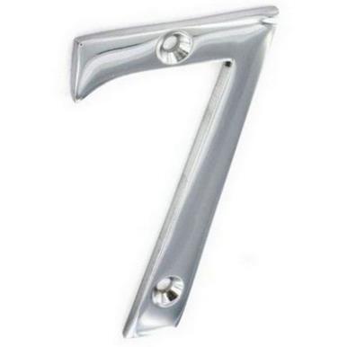 Securit S2967 Chrome Numeral No 7 75mm