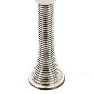 Securit S2987 Spring Door Stop Chrome 75mm