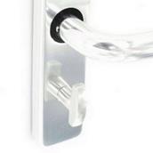 Securit S3026 Aluminium Round Bar Bathroom Handles 150mm