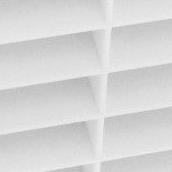 Securit S3259 White Plastic Louvre Vent 9&quot; X 9&quot; with Fixed Fly Screen