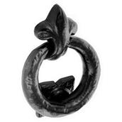 Securit S3325 Ring Handle Knocker Black Antique 125mm