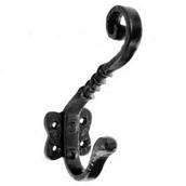 Securit S3344 Hat and Coat Hook Black Antique 145mm