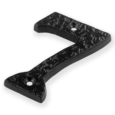 Securit S3357 Black Antique Numeral 7 75mm
