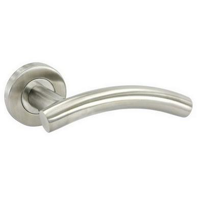 Securit S3402 Latch Handle Arc Satin Stainless Steel 50mm  * Clearance *