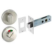 Securit S3425 Thumbturn and Deadbolt Satin Stainless Steel 50mm