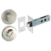 Securit S3425 Thumbturn & Deadbolt Satin Stainless Steel 50mm