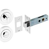 Securit S3468 Bathroom Thumbturn Release 52x9mm Polished Chrome Plated