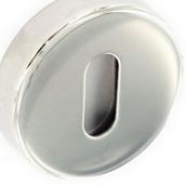 Securit S3471 Escutcheons Polished Stainless Steel 50mm Card of 2 * Clearance *