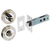 Securit S3478 Thumbturn with Deadbolt 50mm Satin Nickel / Chrome Plated