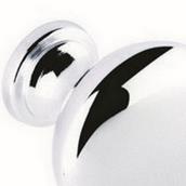 Securit S3521 Round Cupboard Knob Chrome 25mm