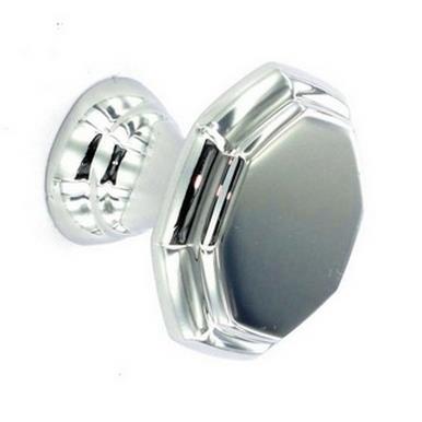 Securit S3541 Octagonal Cupboard Knob Chrome 30mm