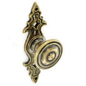 Securit S3562 Cupboard Knob with Backplates Antique Brass 30mm