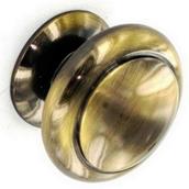 Securit S3563 Cupboard Knob Antique Brass 30mm