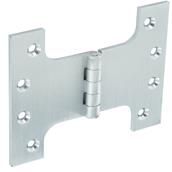 Securit S4252 Parliament Hinges Satin Chrome Plated on Brass 4 x 3 x 5