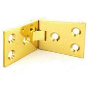 Securit S4285 Counterflap Hinges Polished Brass 100mm 1 Pair