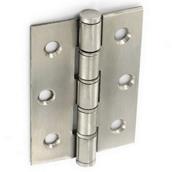 Securit S4294 Stainless Steel Double Washered Hinges Satin 75mm