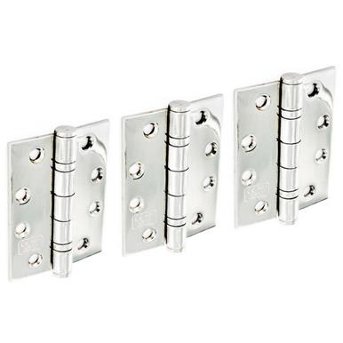 Securit S4297X Stainless Steel Double Ball Bearing Hinges Polished 100mm CE Fire Rated 1.1/2 Pairs