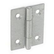 Securit S4311 Steel Butt Hinges Self Colour 25mm 1 Pair