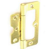 Securit S4414 Hurl Hinges Brass Plated 100mm (1 Pair Carded)