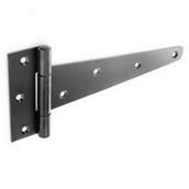 Securit S4563 Heavy Tee Hinges Black 200mm / 8