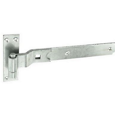Securit S4655 Cranked Bands & Hooks Zinc Plated 300mm (12&quot;) 1 Pair
