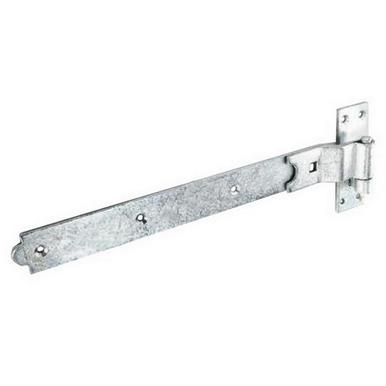 Securit S4658 Cranked Bands & Hooks Zinc Plated 450mm (18&quot;) 1 Pair