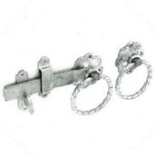 Securit S4738 Twisted Ring Gate Latch Galvanised 150mm (1137)