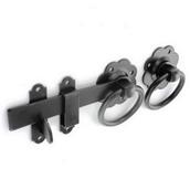 Securit S5136 Ring Gate Latch Black 150mm