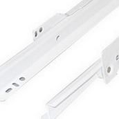 Securit S5491 Bottom Fix Drawer Slides White 350mm