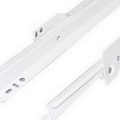 Securit S5492 Bottom Fix Drawer Slides White 400mm