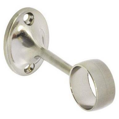 Securit S5537 Towel Rail Centre Bracket Brushed Nickel 25mm Card of 1 * Clearance *