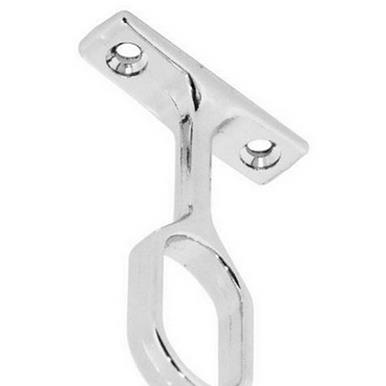 Securit S5540 Oval Centre Bracket Chrome 30mm Card of 1