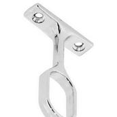 Securit S5540 Oval Centre Bracket Chrome 30mm Card of 1