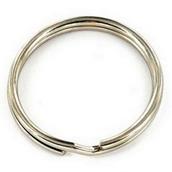 Securit S5641 Split Ring Steel Nickel Plated 25mm