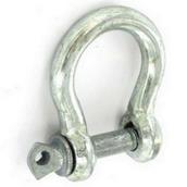 Securit S5695 Bow Shackle Zinc Plated 8mm Card of 2