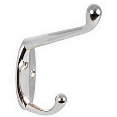 Securit S6106 Hat & Coat Hook Chrome 105mm