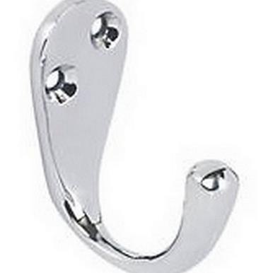 Securit S6108 Coat Hook Chrome 50mm