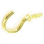 Securit S6312 Cup Hooks Shouldered Brass 25mm Card-5