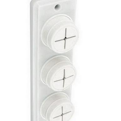 Securit S6362 Triple Towel Holder White
