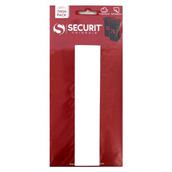 Securit S6911 White '1' Wheelie Bin Number 170mm Self Adhesive (Card of 2)