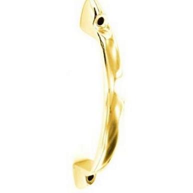 Securit S6951 D&#39; Handle Face-Fix Electro Brass 100mm