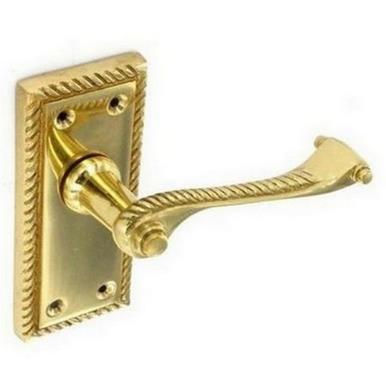 Securit S7101 Georgian Brass Latch Handles 108mm