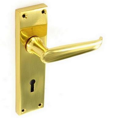 Securit S7200 Victorian Brass Lock Handles 150mm