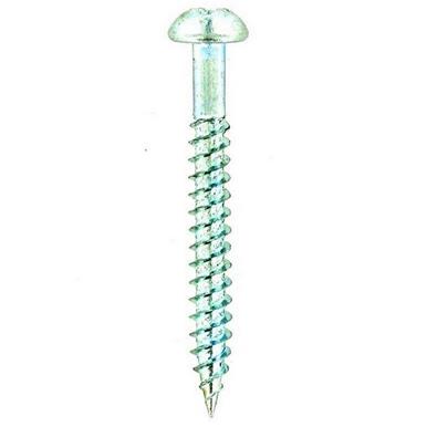 Securit S8213 Twin Thread Woodscrews Round Head Zinc Plated 4 x 40mm  Pack of 22 * Clearance *